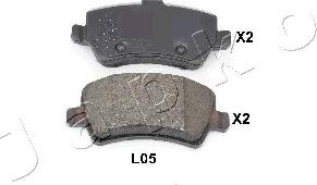 Japko 51L05 - Brake Pad Set, disc brake autospares.lv
