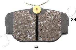 Japko 51L02 - Brake Pad Set, disc brake autospares.lv