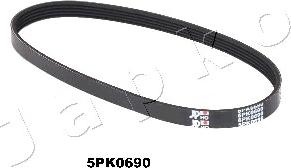 Japko 5PK690 - V-Ribbed Belt autospares.lv