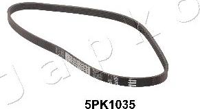 Japko 5PK1035 - V-Ribbed Belt autospares.lv