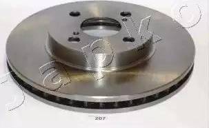 Japko 60207 - Brake Disc autospares.lv