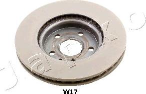 Japko 60W17 - Brake Disc autospares.lv