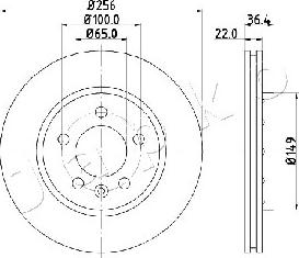 Japko 610931 - Brake Disc autospares.lv