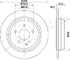 Japko 610532 - Brake Disc autospares.lv