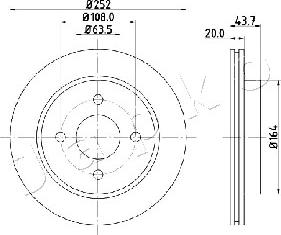 Japko 610308 - Brake Disc autospares.lv