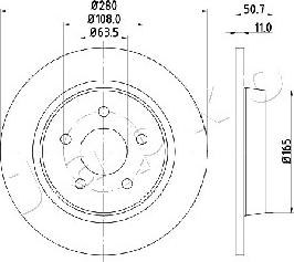 Japko 610302 - Brake Disc autospares.lv