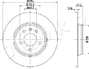 Japko 610307 - Brake Disc autospares.lv