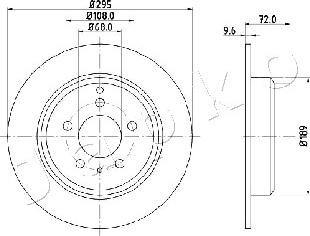 Japko 610319 - Brake Disc autospares.lv