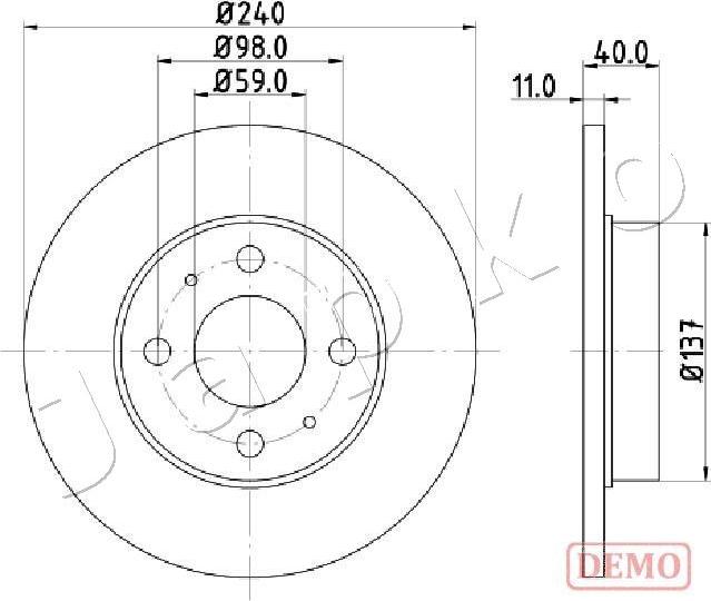 GH GH-402308 - Brake Disc autospares.lv