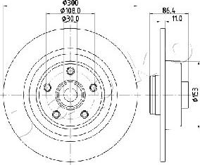 Japko 610702 - Brake Disc autospares.lv