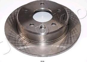 Japko 61318 - Brake Disc autospares.lv