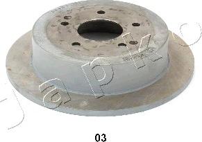 Japko 61S03 - Brake Disc autospares.lv