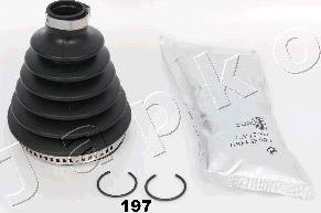 Japko 63197 - Bellow, drive shaft autospares.lv