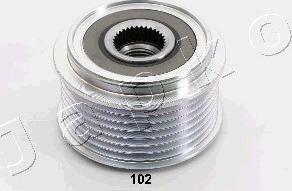 Japko 130102 - Pulley, alternator, freewheel clutch autospares.lv