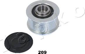 Japko 130209 - Pulley, alternator, freewheel clutch autospares.lv