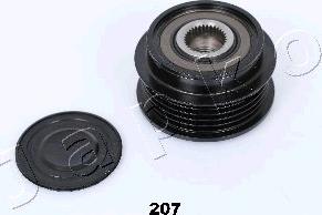 Japko 130207 - Pulley, alternator, freewheel clutch autospares.lv