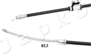 Japko 131812 - Cable, parking brake autospares.lv