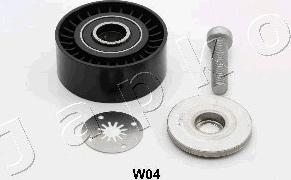 Japko 129W04 - Pulley, v-ribbed belt autospares.lv