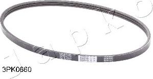 Japko 3PK660 - V-Ribbed Belt autospares.lv