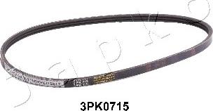 Japko 3PK0715 - V-Ribbed Belt autospares.lv