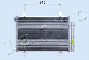 Japko CND142009 - Condenser, air conditioning autospares.lv