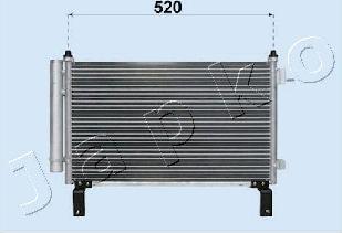 Japko CND313015 - Condenser, air conditioning autospares.lv
