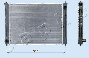 Japko RDA012042 - Radiator, engine cooling autospares.lv