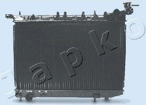 Japko RDA212550 - Radiator, engine cooling autospares.lv