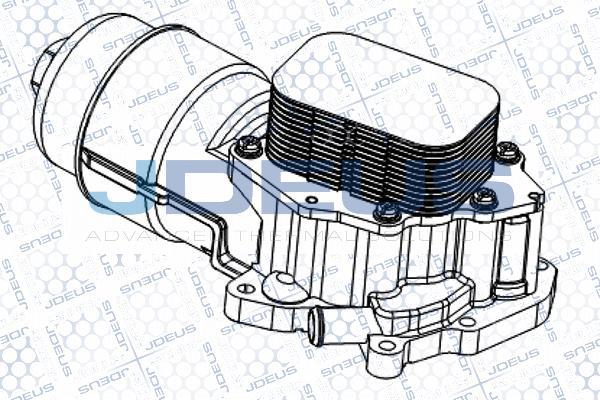 Jdeus 421M49A - Oil Cooler, engine oil autospares.lv