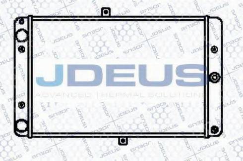 Jdeus 049M01 - Radiator, engine cooling autospares.lv