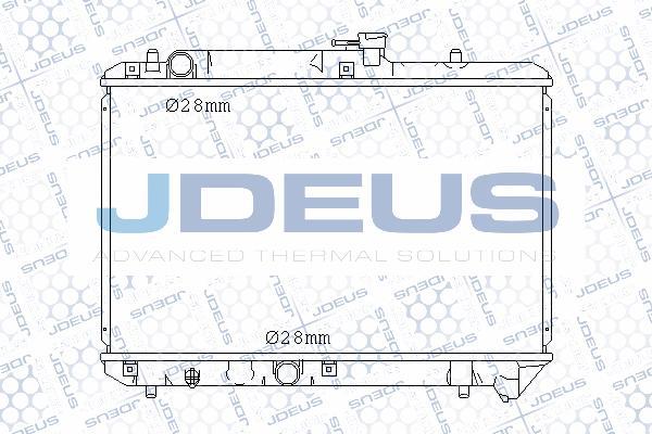 Jdeus 042M04 - Radiator, engine cooling autospares.lv