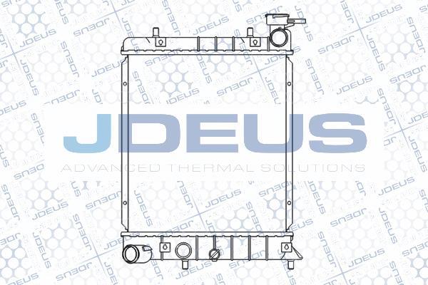 Jdeus 054M18 - Radiator, engine cooling autospares.lv