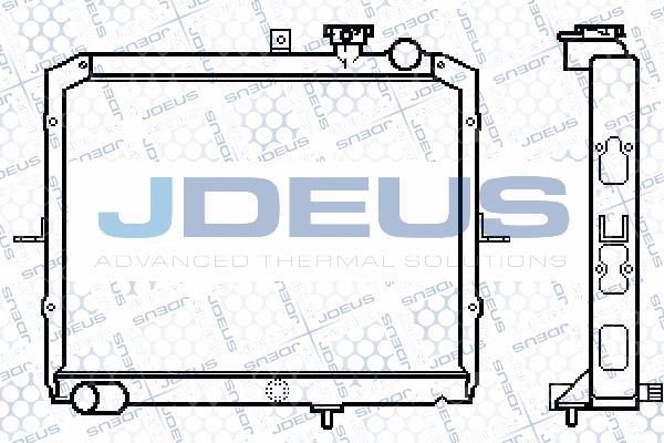 Jdeus 065M04 - Radiator, engine cooling autospares.lv