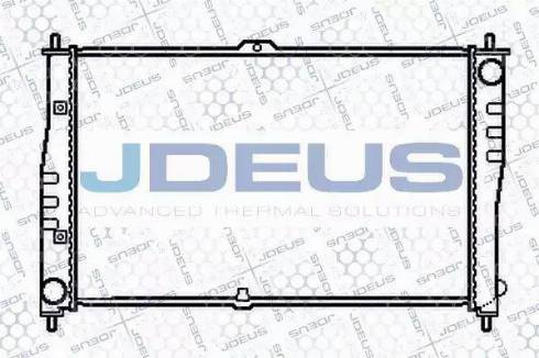 Jdeus 065M03 - Radiator, engine cooling autospares.lv