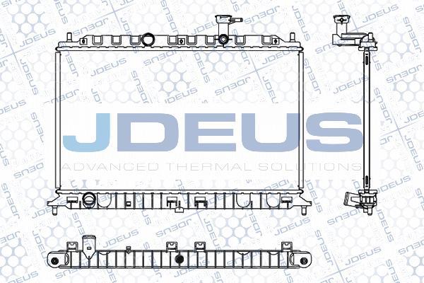 Jdeus 065M07 - Radiator, engine cooling autospares.lv