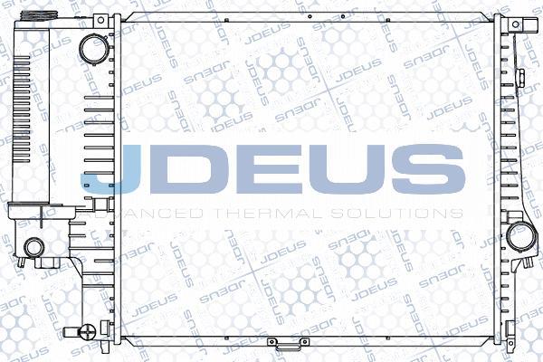 Jdeus 005M47 - Radiator, engine cooling autospares.lv