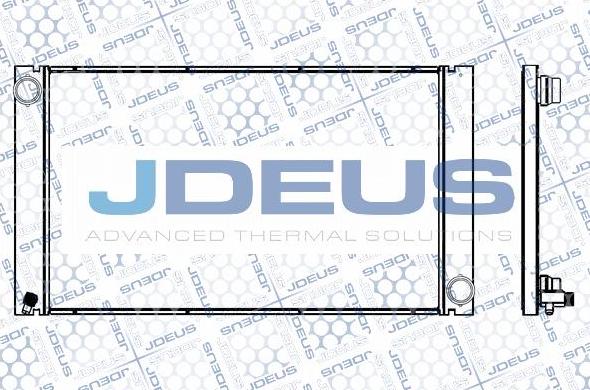 Jdeus 005M24 - Radiator, engine cooling autospares.lv