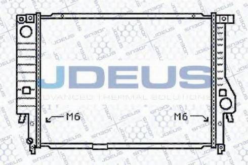 Jdeus 005M21 - Radiator, engine cooling autospares.lv