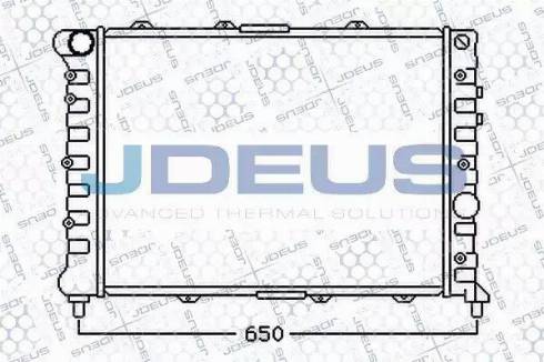 Jdeus 000M10 - Radiator, engine cooling autospares.lv