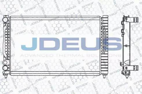 Jdeus 001M07 - Radiator, engine cooling autospares.lv