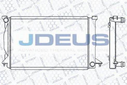 Jdeus 001M12 - Radiator, engine cooling autospares.lv