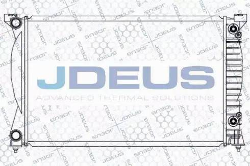 Jdeus 001M27 - Radiator, engine cooling autospares.lv