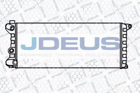 Jdeus 003V02 - Radiator, engine cooling autospares.lv