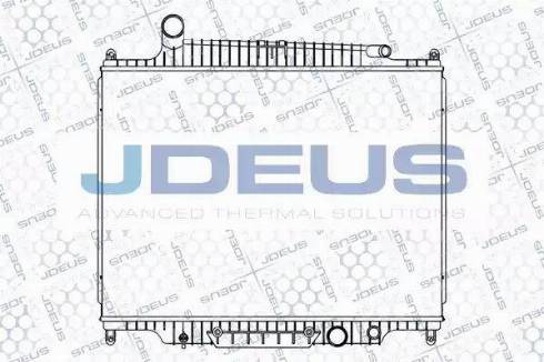 Jdeus 002M27 - Radiator, engine cooling autospares.lv