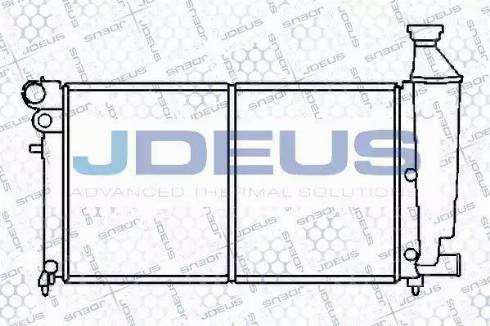 Jdeus 007E31 - Radiator, engine cooling autospares.lv