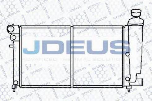 Jdeus 007E32 - Radiator, engine cooling autospares.lv