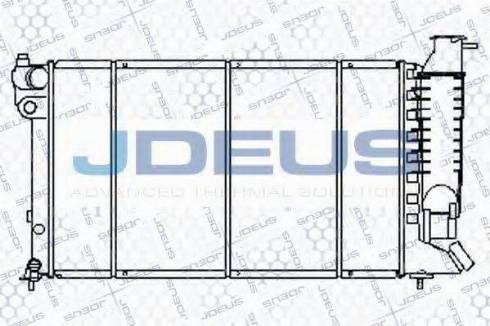 Jdeus 007M44 - Radiator, engine cooling autospares.lv