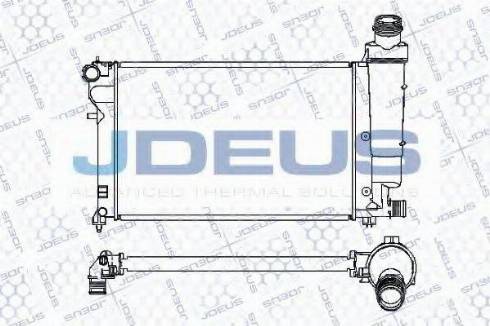 Jdeus 007M09 - Radiator, engine cooling autospares.lv