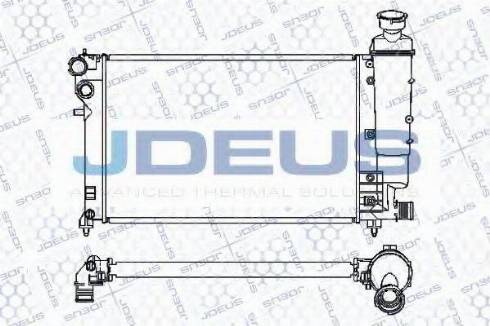 Jdeus 007M03 - Radiator, engine cooling autospares.lv