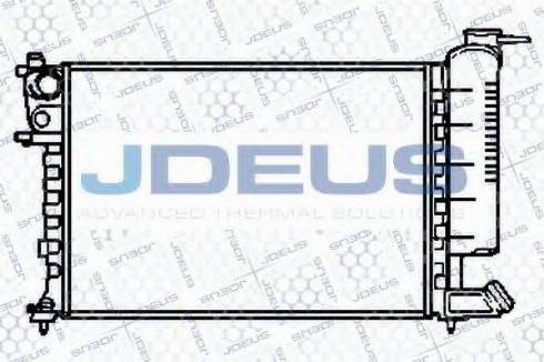 Jdeus 007V13 - Radiator, engine cooling autospares.lv